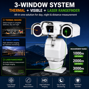 Caméra thermique bi-spectrale longue portée POE avec détection AI des personnes/véhicules, surveillance 24/7 jour et nuit pour sites industriels - Product Image 2