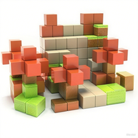 Ensemble de blocs magnétiques Winchoice pour enfants et parents, apprentissage STEM amusant, inspiré de Minecraft, jouet éducatif de construction 3D