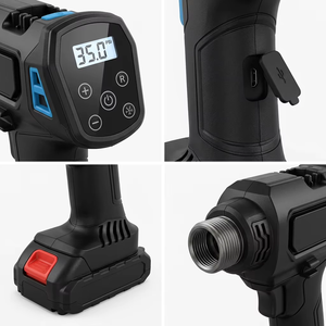 Compresseur d'air électrique portable sans fil pour gonflage d'urgence des pneus de moto, de vélo, des ballons et des jouets gonflables - Product Image 6