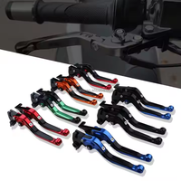 WANOU CNC accessoires de moto leviers de frein extensibles pliants poignées d'extrémité de poignée pour GSX600 Xmax300 Tmax530 MT 03 07