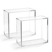 Étui magnétique en acrylique WENMEI WM-A22 pour boîte d'entraînement d'élite TCG (ETB) |   Vitrine de rangement rectangulaire de style américain avec dessus magnétique