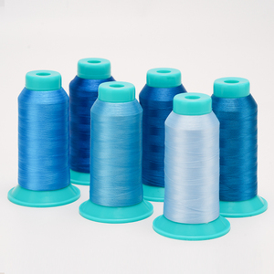 75D/2 100% เส้นใยโพลีเอสเตอร์เส้นด้ายเย็บปักถักร้อยสำหรับโลโก้ยี่ห้อ - Product Image 5