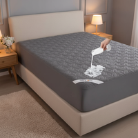 Protège-matelas matelassé hypoallergénique, imperméable, respirant, lavable, silencieux, à poches profondes, toutes saisons, pour lits simples et doubles