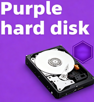 Disques durs internes SATA 2 To 3,5 pouces violets en gros pour la surveillance DVR NVR Caméras de vidéosurveillance WD20PURZ WD23PURZ