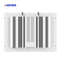 PC Panel Industri Tanpa Kipas 13,3 Inci All In One Komputer Layar Sentuh Kapasitif Sepuluh Titik 2 LAN 4 USB 6 COM Q W13RWH T