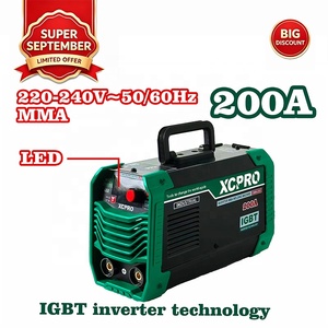 Poste à souder MMA portable à écran LED 200A max. pour électrodes de 1,6-2,5 mm, idéal pour la réparation de métaux et la fabrication domestique - Product Image 1