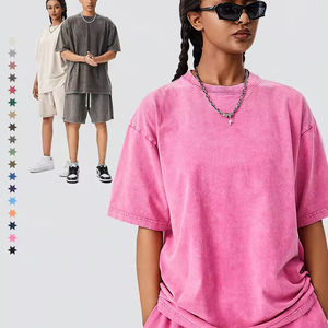 Camisetas de Algodón Lisas de Cuello Redondo, Estilo Vintage, Personalizadas con Gráficos Urbanos de Alta Calidad para Hombre - Product Image 4