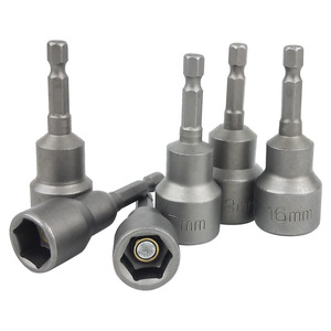 Llave de vaso hexagonal interna Fuken de 5.5-19 mm con cabezal magnético de acero al cromo vanadio para instalación y extracción de tornillos y tuercas - Product Image 2