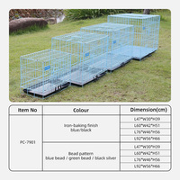 Cage de reproduction pliable en fil métallique pour chiens, plusieurs tailles, usage commercial, robuste, grande taille, haute qualité, respirante
