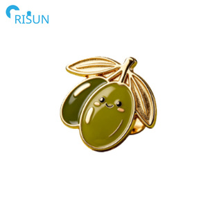 Factory Enamel Badge Pin <strong>Olive</strong> <strong>Tree</strong> Custom Metal Logo <strong>Olive</strong> Branches Oil Enamel Pin Brooch Cartoon <strong>Olive</strong> You Zaytoun Lapel Pin - Product Image 4