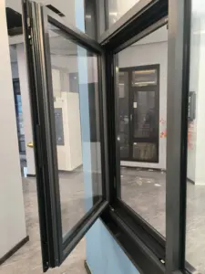 Fenêtres et portes en aluminium à persiennes de sécurité anti-effraction