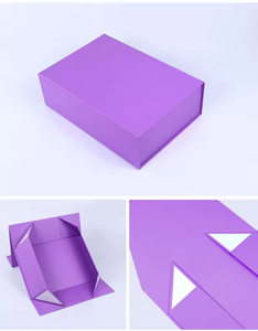 Caja de Regalo Plegable Magnética Negra Personalizada con Cierre Magnético - Product Image 5