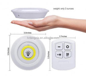 Lampes <span class=keywords><strong>LED</strong></span> sans fil à coller, télécommandées, à piles, mini COB, pour placard, cuisine, escalier - Product Image 1