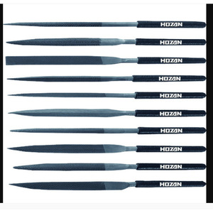 Hozan K-215 <b>Files</b> Set 10-Piece Japanese Made Single Pattern For Carpentry Manual Use - Product Image 1