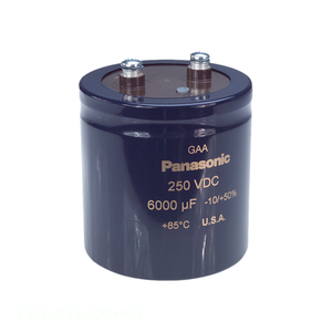 제조업체 채널 CAP ALUM 6000UF 20% 250V 스크류 6000 uF 섀시 마운트 EEG-A2E602HGE 커패시터 - Product Image 1