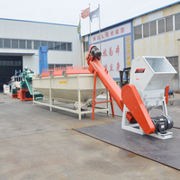 Ligne de granulateur d'extrudeuse de pelletisation à vis unique PS Machine de recyclage PP PE PA EVA Granulateurs à double étage Déchets de plastique
