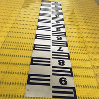 Règle de niveau d'eau en acier inoxydable 304 Réservoir hydrologique réfléchissant Identificateur de hauteur de liquide Produit de matériel