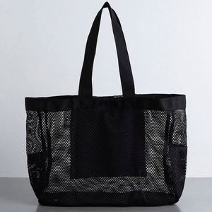 Sac de plage en maille de nylon de haute qualité, sac de plage en maille, design personnalisé avec logo, vente en gros - Product Image 4