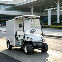 Fournisseur chinois de panneaux solaires écologiques pour toits, chariot de golf électrique silencieux à moteur vert avec boîte de chargement