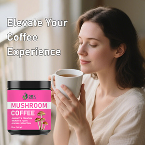 Factory Wholesale Mushroom Coffee Powder Support Custom Reishi Mushroom <b>Supplement</b> Shiitake Morel Mushroom Extract Powder Coffee - Product Image 6