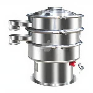 Mesin Penyaring Bubuk Susu <span class=keywords><strong>Rotary</strong></span> Standar Higienis Motor Vertikal Tiga Fase Efisiensi Tinggi Layar Getar Stainless - Product Image 6