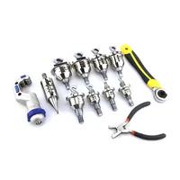 Outils industriels/de bricolage HVAC/R Ensembles d'extracteurs de té en acier WK-T800 Outils à main Kit de réfrigération HVAC