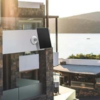 Vente flash : panneau solaire 8W modèle APH-P32, cadre noir, efficacité supérieure à 18,5 %, silicium monocristallin pour caméra de sécurité extérieure