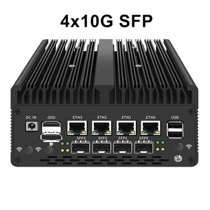 Topton 13th Gen Solid Firewall PC Core 2,5G SFP 4x G Nics 2 * DDR5 5G SIM Industrial Mini PC Servidor de computadora - Product Image 4