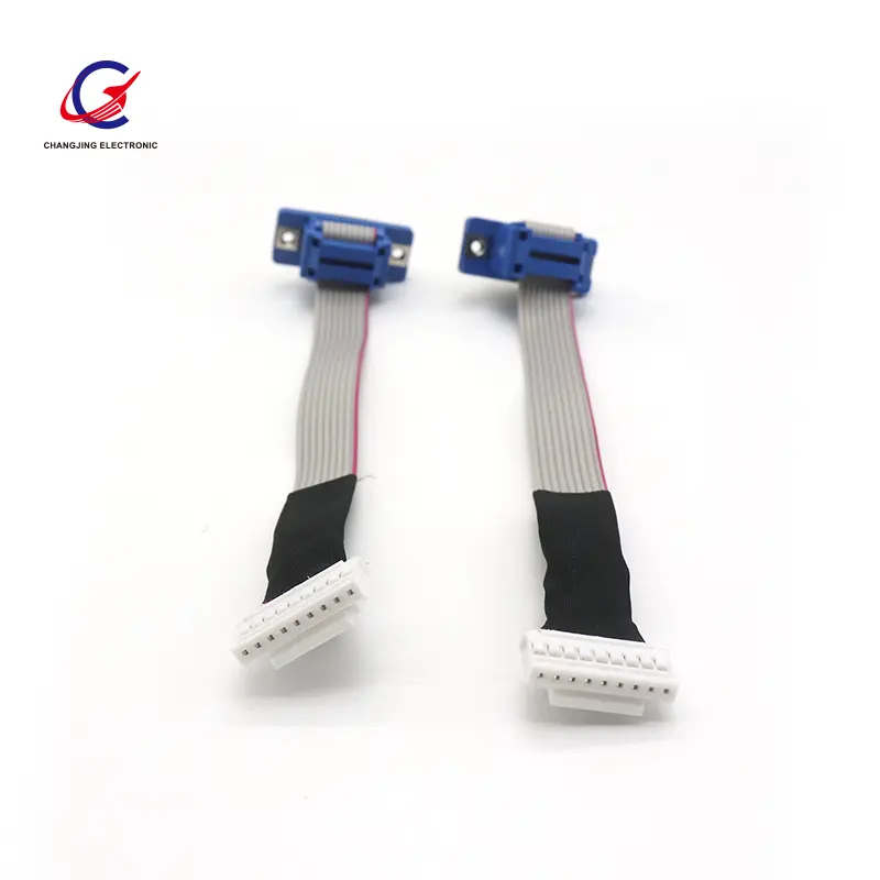 20 pin IDC to VGA male connector flat ribbon cable