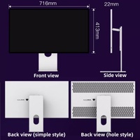 Moniteur de jeu IPS 32 pouces P32K 4K 144Hz 3840x2160 99% SRGB Large gamme de couleurs HDR Écran LCD
