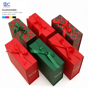 Boîte pliante de luxe à fermeture magnétique pour l'emballage d'écharpes en soie et de chaussettes en coton, boîte cadeau élégante en carton rigide, logo Pro, nouveau modèle - Product Image 1