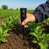 Outils d'agriculture intelligente, instrument de laboratoire portable 6-en-1 pour l'analyse agricole, mesure numérique du NPK, du pH, de l'EC, de la température et de l'humidité du sol