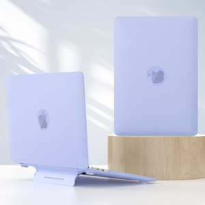 Étui rigide mat transparent pour ordinateur portable pour <span class=keywords><strong>Macbook</strong></span> <span class=keywords><strong>14</strong></span>.2 <span class=keywords><strong>Pro</strong></span> 2022/2023 nouveau 13.3 Air <span class=keywords><strong>Pro</strong></span> avec support pour ordinateur portable support de bureau - Product Image 4