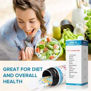 소변 검사 (소변 검사) 를 위한 영양 건강 검사를 위한 OEM 소변 검사 URS-14 소변 계량 봉 검사 스트립 - Product Image 6