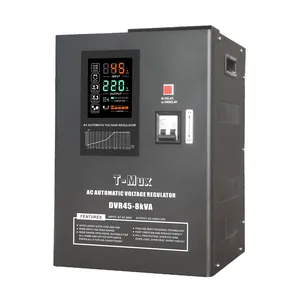 Low Input 45-280V Stabilizer 8000va AC220V Automatic Voltage Regulator AVR Factory Price