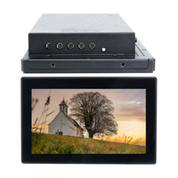 Nouvel écran LCD HMI mural de 7 pouces, écran tactile capacitif, interface USB, résolution 1024x600, prend en charge Windows/Linux/Android