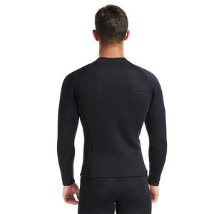 Haut de combinaison en caoutchouc épaissi de 3 mm, manches longues, protection solaire, <span class=keywords><strong>tenue</strong></span> pour homme pour la <span class=keywords><strong>plongée</strong></span> et le snorkeling, toutes saisons - Product Image 4