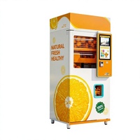 Distributeur automatique de jus d'orange fraîchement pressé, design carré