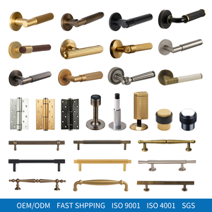 Juego de Manijas de Puerta de Latón H59 para Puertas Interiores, 55mm 65mm, Venta al por Mayor, OEM, ODM, Certificación SGS ISO, <span class=keywords><strong>50</strong></span> Conjuntos MOQ - Product Image 2