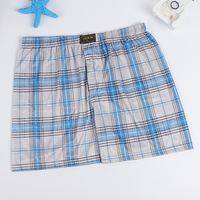 Vente en gros d'usine UOKIN Boxer grande taille pour hommes short à carreaux décontracté pour homme 100% polyester respirant pantalon ample à jambes larges