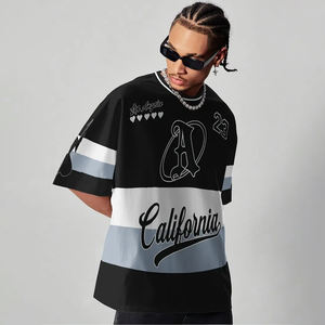 ملابس الشارع الشهير تي شيرت المراهقين عارضة تنفس البلوز ارتداء قمم للرجال للياقة البدنية تصميم شخصي زي كرة السلة - Product Image 5