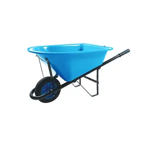 Plastic Wheel Steel Tray Kids Toy Wheelbarrow