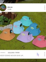 Chapeau Bob pour Chien en Nylon Respirant d'Été avec Sangle Mentonnière Réglable - Protection Anti-UV pour Activités de Plein Air et Pêche