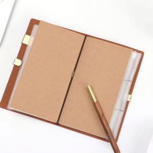 2026 New Souvenir Custom Copper Wood Pen With Business Souvenir Custom Corporate Luxury Promotional Pen <b>Notebook</b> <b>Set</b> Gift Item - Product Image 4