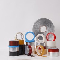 Ruban adhésif en aluminium et fibre de verre imperméable à une face, à forte viscosité, en rouleau jumbo, pour l'isolation des tuyaux, ruban adhésif ignifuge