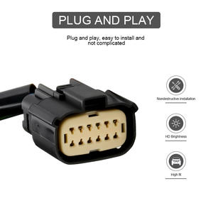 Jeep Wrangler JL Luces traseras LED multifuncionales Diseño de flecha dinámica EE. UU. o Euro Negro ahumado 12V 50000 horas de vida útil 8W - Product Image 6