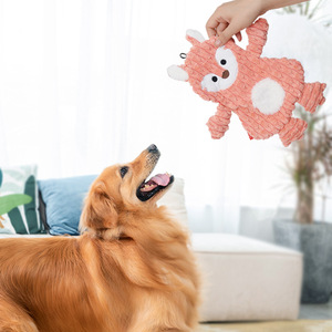 Jouets couineurs pour chiens, animaux en peluche couineurs, à mâcher, durables, adaptés aux chiens de petite et moyenne taille, interaction avec les animaux de compagnie - Product Image 2