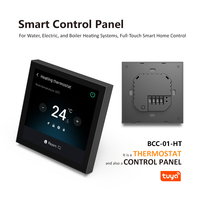 Beca Smart Home 4 pulgadas ABS Panel de control de escena central Termostato incorporado Zigbee Gateway Scene Switch Hoteles