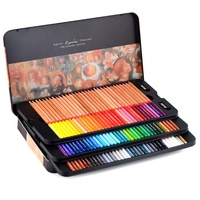 Ensemble de crayons en bois de cèdre de couleur noire pastel Prisma de haute qualité avec un plomb de qualité supérieure dans une boîte en étain pour les artistes