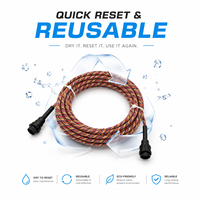 Détecteur d'eau intelligent Tuya GOLDKOON GDL4S TCP de haute qualité avec alarme stroboscopique, câble en fluoropolymère pour liquides corrosifs industriels et de laboratoire